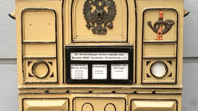Postbriefkasten Innsbruck